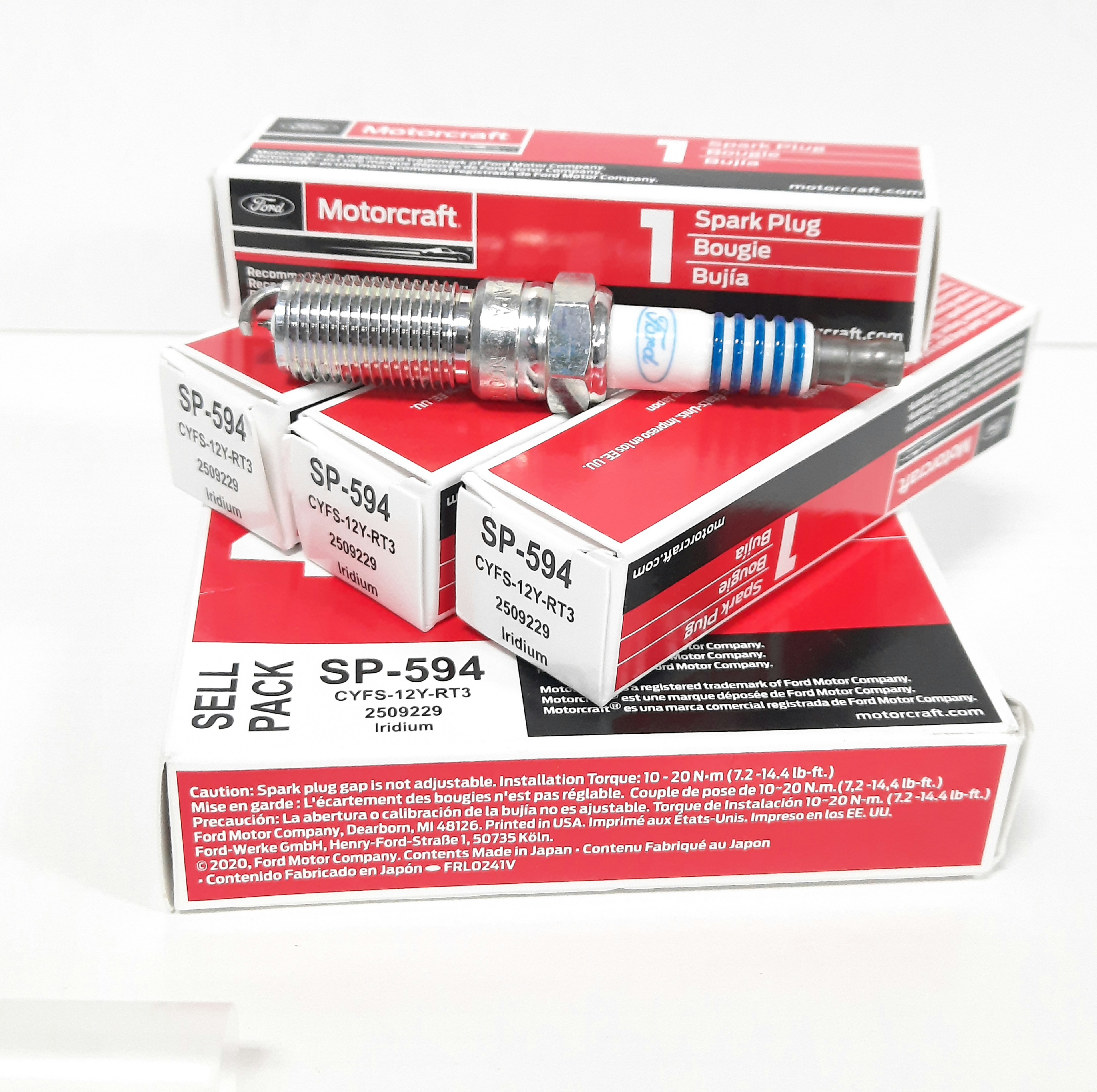 Свічка запалювання 2.0 DOHC 16V TURBOCHARGED, 2.3L FE GTDI, 2.7L DOHC 4V (27PD0X). 3.0L GTDI TC V